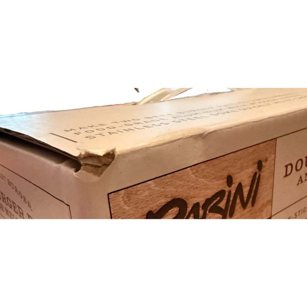 Double Non-Stick Burger Press & Cheese Melting Dome 8.75" NEW IN BOX Parini - Picture 6 of 6